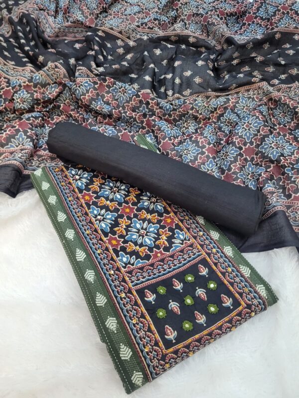 Branded Cotton Salwar Materials (Unstitched 3pcs)