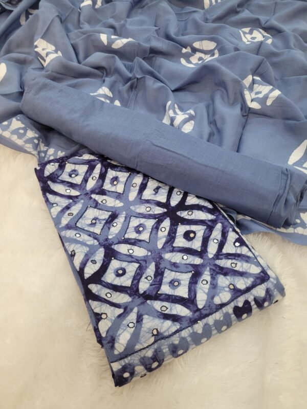 Branded Cotton Salwar Materials (Unstitched 3pcs)