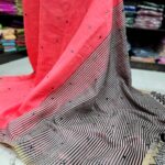 Premium Chanderi Mirror Embroidery Sarees