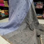 Premium Chanderi Mirror Embroidery Sarees