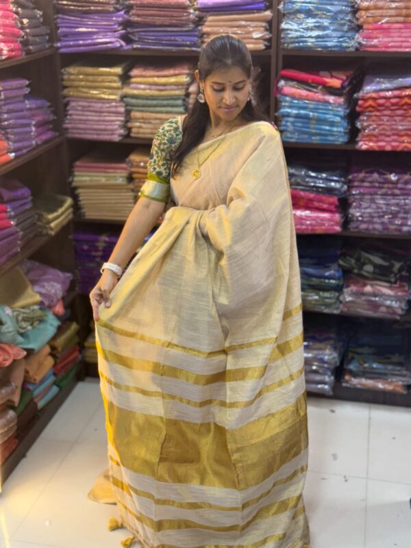 Kerala Weaves: Royal Tissue Silk Sarees