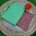 Khadi Cotton Saree+Blouse Combo