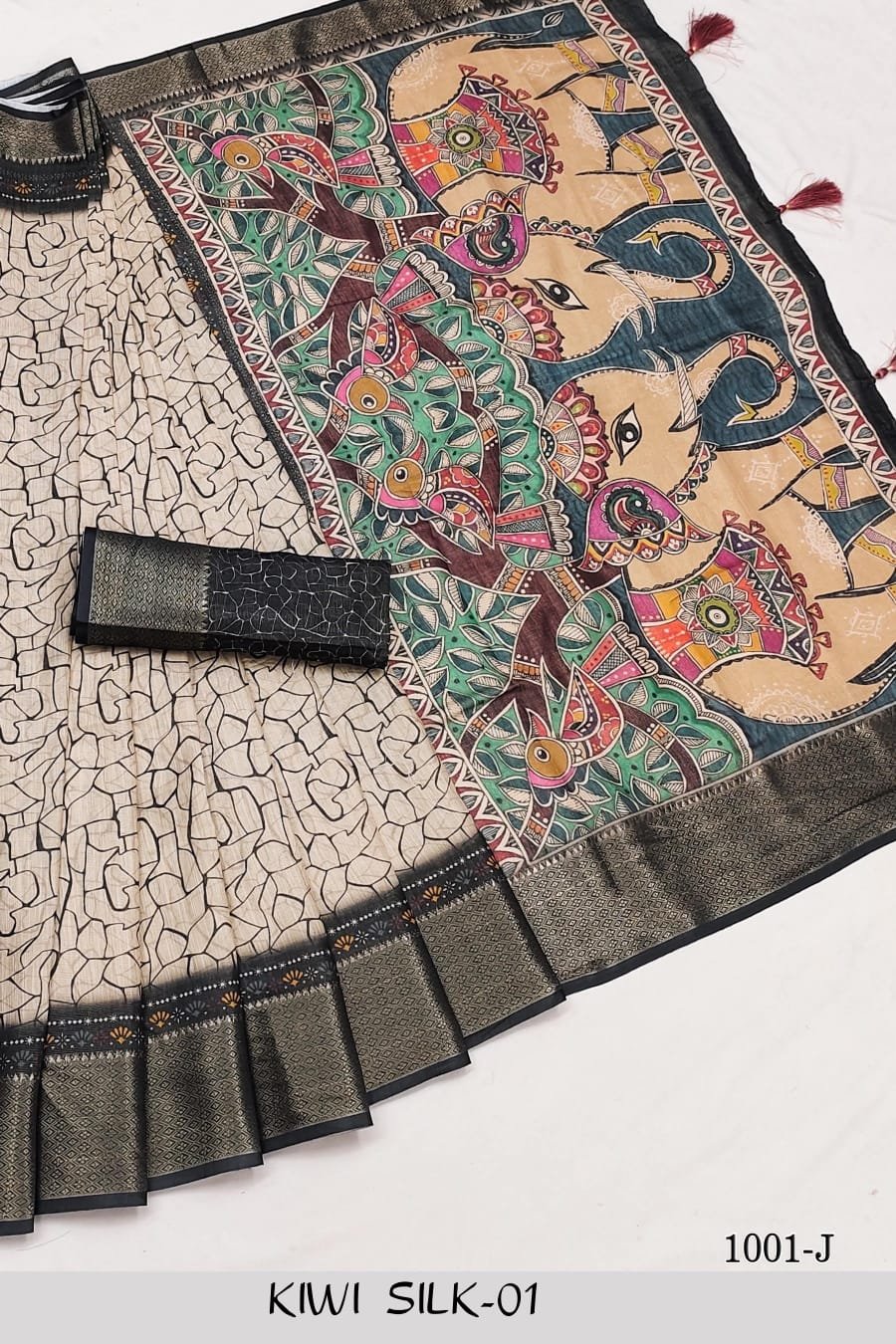 2025/11/1005093739.jpg Premium Tissue Tussar Sarees - Image 1