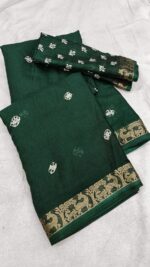 Authentic Muslin Silk Sarees - Image 2