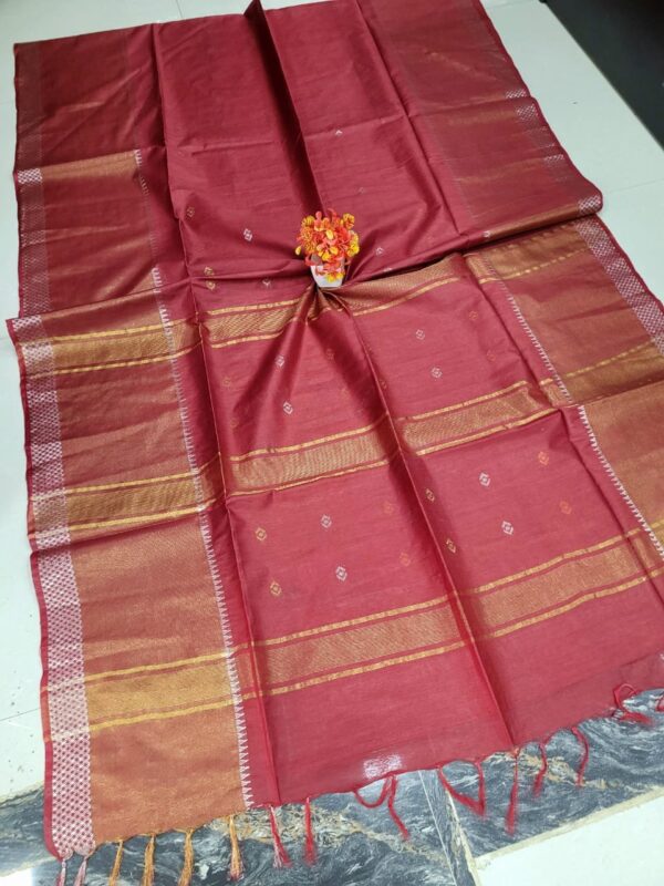 Authentic Raga Linen Tissue silk Sarees