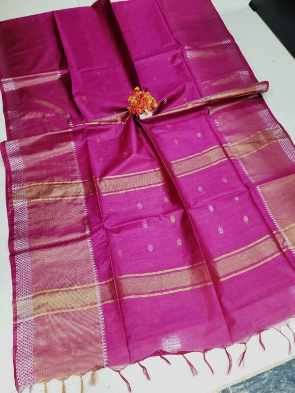 Authentic Raga Linen Tissue silk Sarees