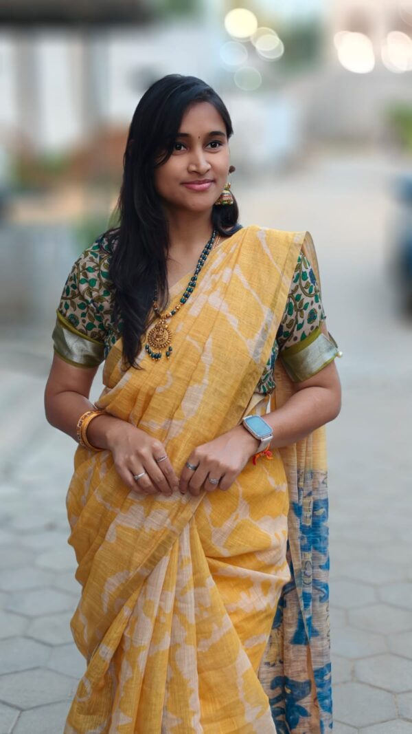 Linen Jute cotton sarees