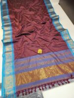 MEENAKSHI: Authentic mahwswari Checks silk Sarees - Image 2