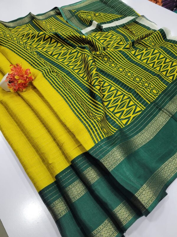 Premium Mysore Crepe Silk Sarees with Rettapetta border
