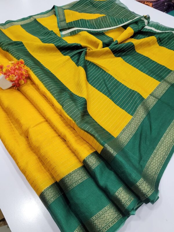 Premium Mysore Crepe Silk Sarees with Rettapetta border