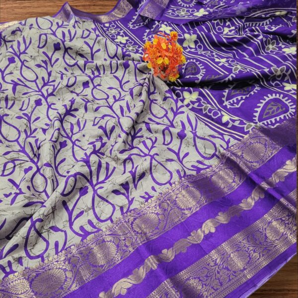 Premium Rettapetta Bhagalpuri Silk Sarees