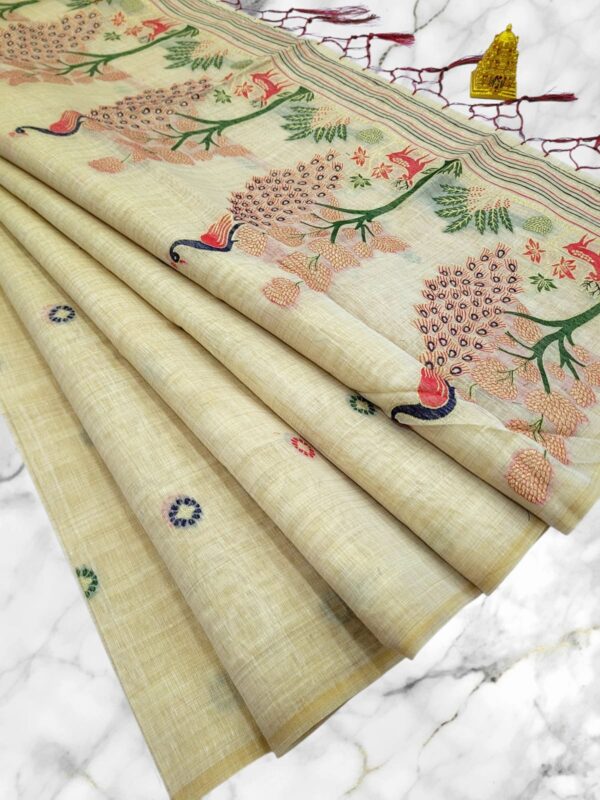 Premium Munga Cotton with Jamdani Work