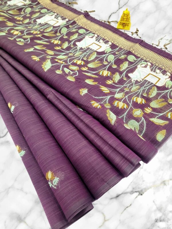 Premium Munga Cotton with Jamdani Work