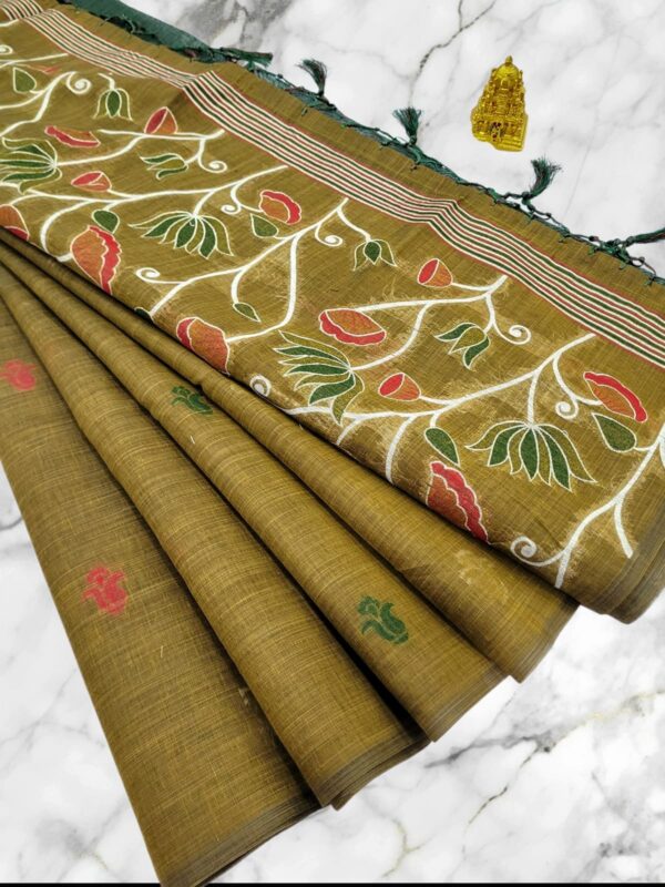 Premium Munga Cotton with Jamdani Work