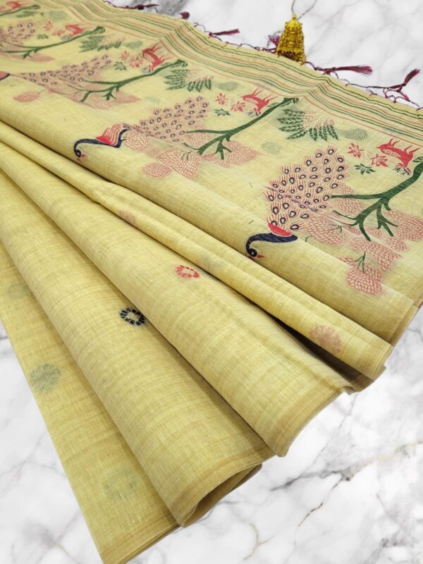 Premium Munga Cotton with Jamdani Work