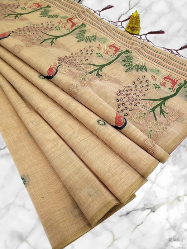 Premium Munga Cotton with Jamdani Work