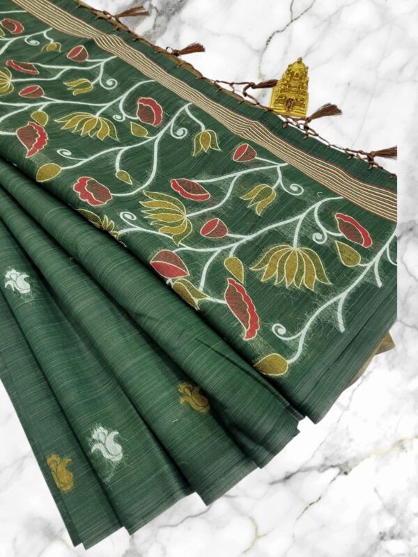 Premium Munga Cotton with Jamdani Work