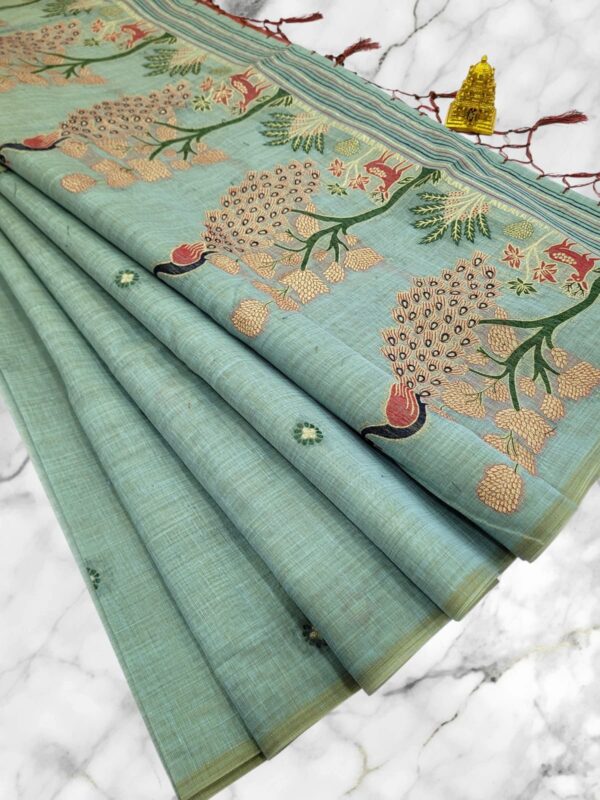 Premium Munga Cotton with Jamdani Work