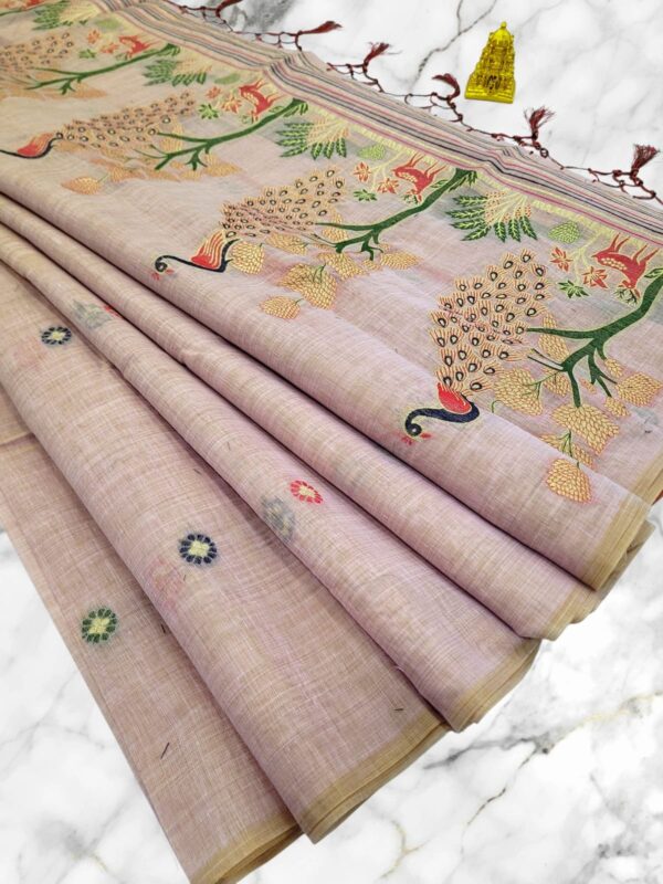 Premium Munga Cotton with Jamdani Work