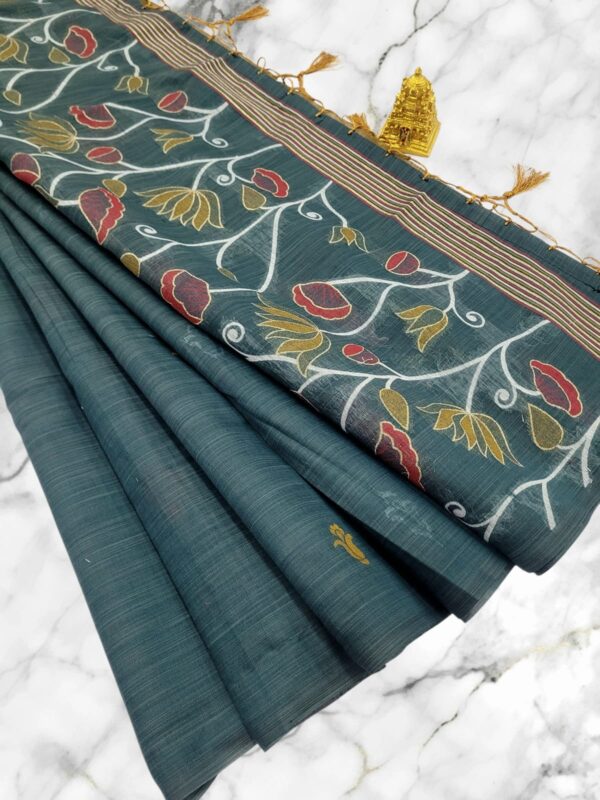 Premium Munga Cotton with Jamdani Work