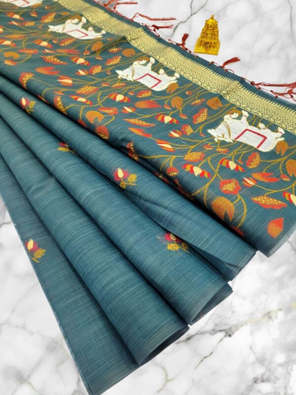 Premium Munga Cotton with Jamdani Work