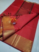 Handloom Mangalagiri silk Saree - Image 2