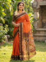 Kalamkari Silk Sarees - Image 3