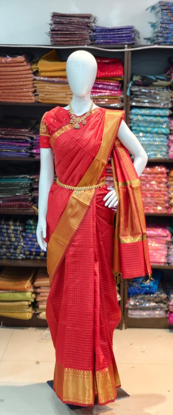 Handloom Mangalagiri silk Saree