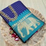 MEENAKSHI: Authentic mahwswari Checks silk Sarees