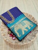 MEENAKSHI: Authentic mahwswari Checks silk Sarees