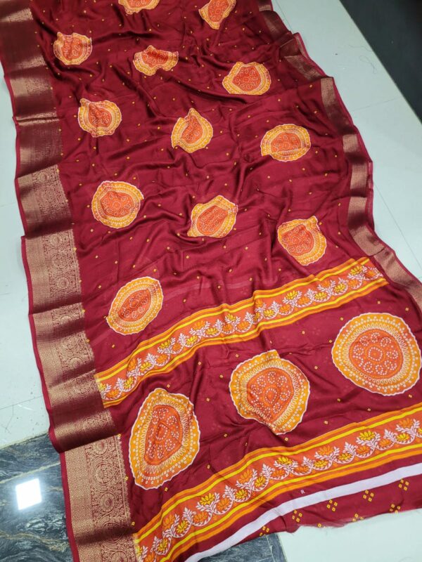 Trendy Moss Georgette Saree