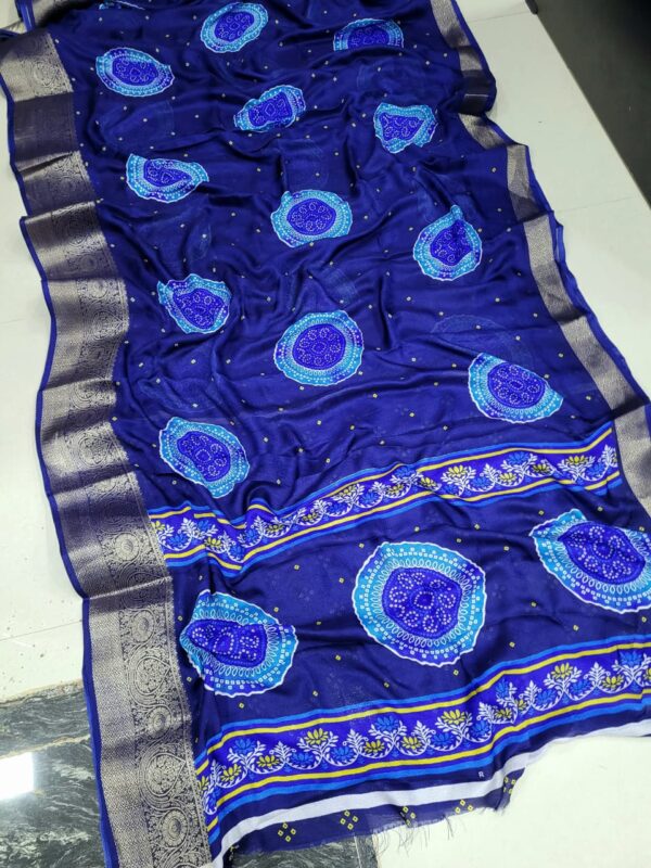 Trendy Moss Georgette Saree