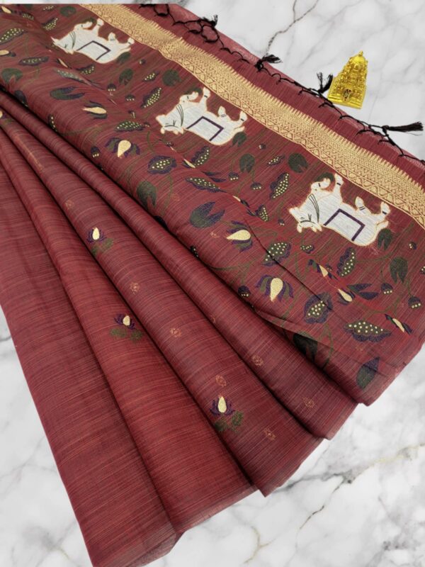 Premium Munga Cotton with Jamdani Work