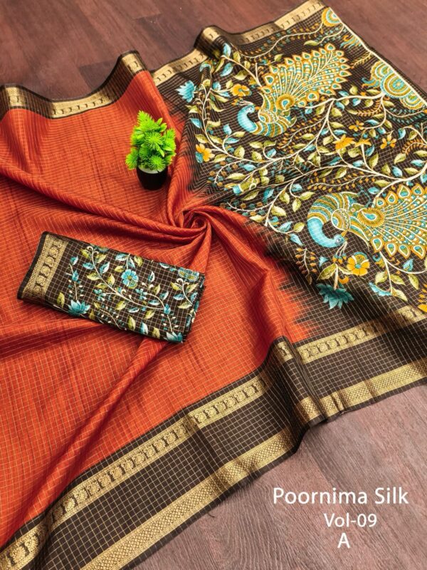 Kalamkari Silk Sarees