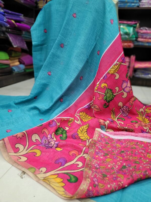 Linen Jute cotton sarees