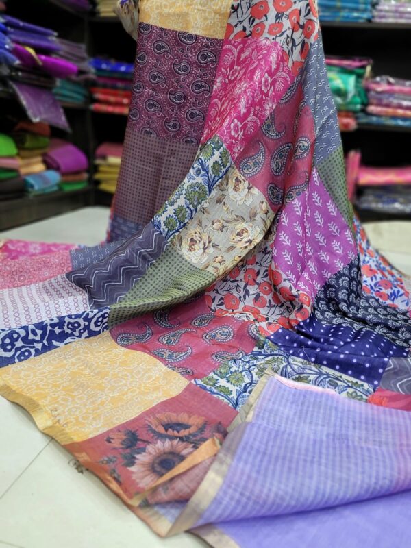 Linen Jute cotton sarees