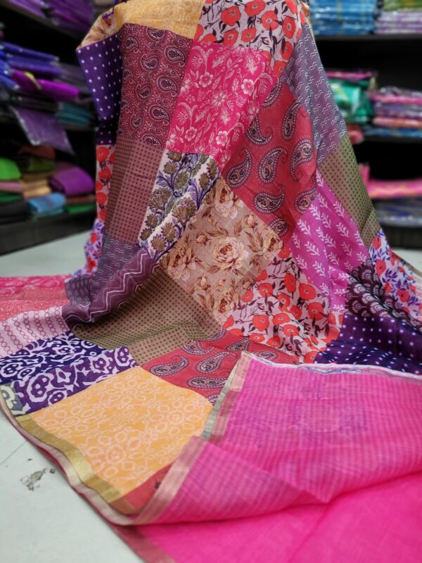 Linen Jute cotton sarees