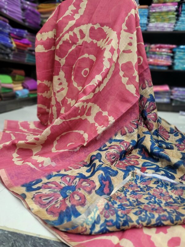 Linen Jute cotton sarees