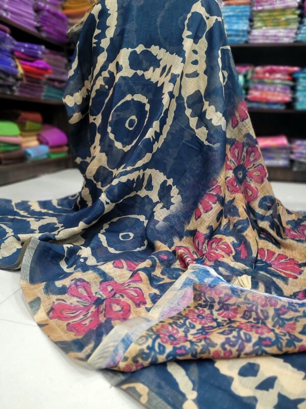 Linen Jute cotton sarees