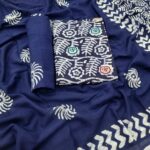 Branded Batik Printed Cotton Salwar Materials (Unstitched 3pcs)