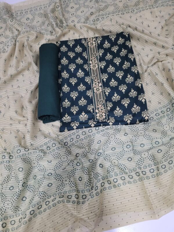 Branded Cotton Salwar Materials (Unstitched 3pcs)