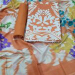 Branded Cotton Salwar Materials (Unstitched 3pcs)