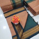 Checked Kalyani cotton saree/Lata Gadwal Paithani