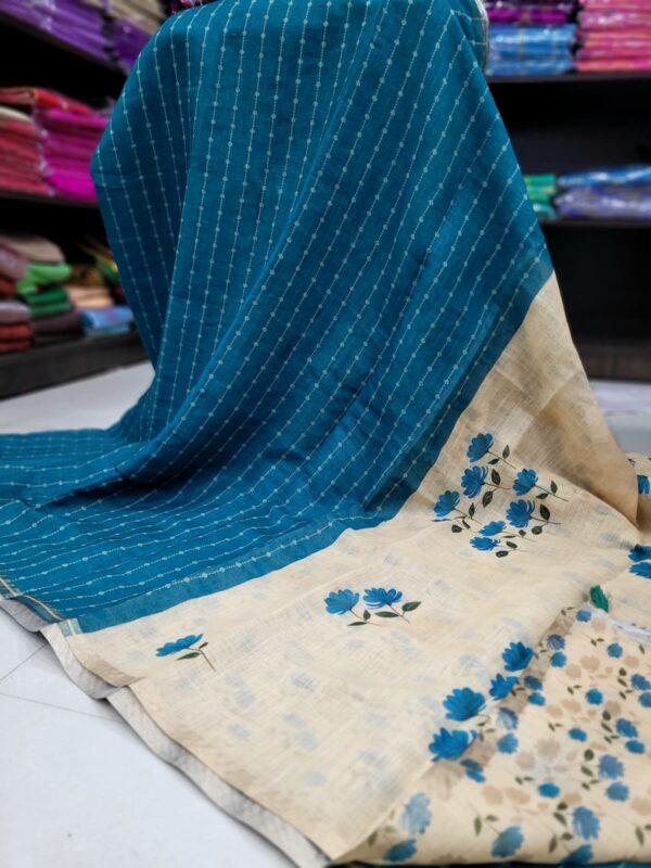 Linen Jute cotton sarees