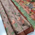 Premium Kalamkari Tussar silk