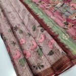 Premium Kalamkari Tussar silk
