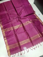 Premium Uppada Checks Cotton Silk Sarees