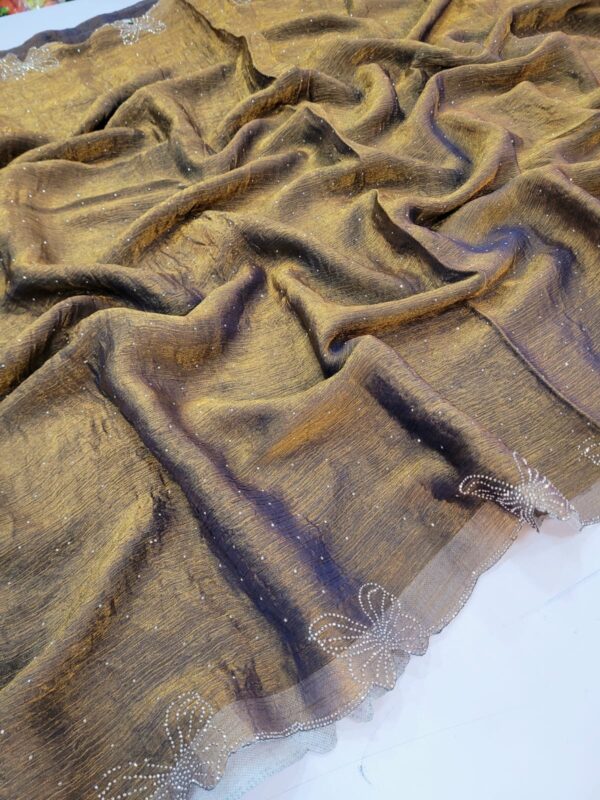 Party Wear Butterfly Space silk Sarees