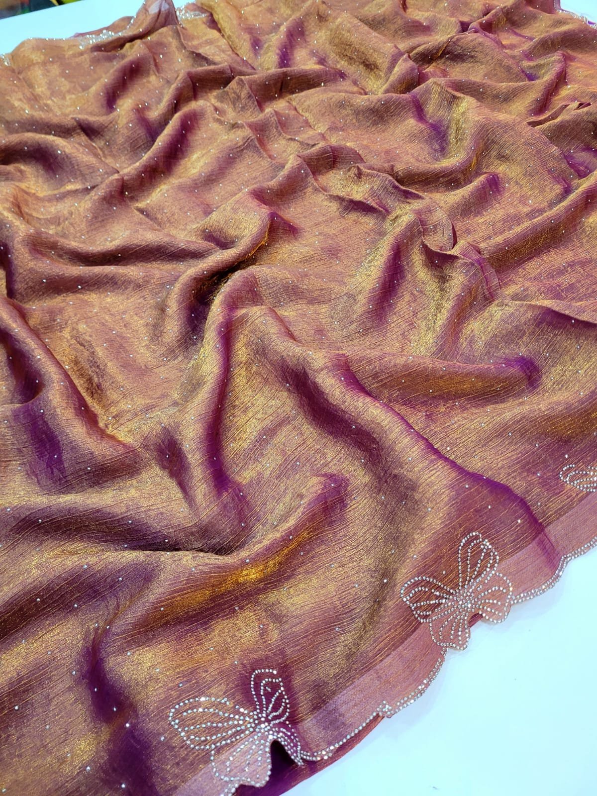 2026/01/1005167676.jpg Party Wear Butterfly Space silk SareesParty Wear Butterfly Space silk Sarees - Image 1