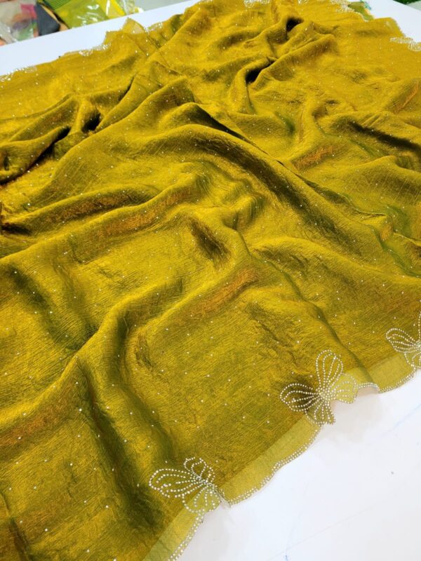 Party Wear Butterfly Space silk Sarees